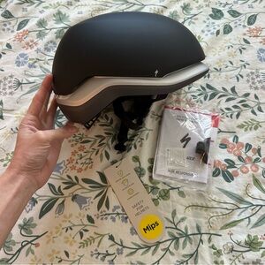 Specialized Mips Black and Silver Bike Helmet cycling